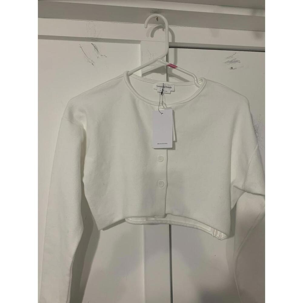 New Lovers & Friends Cropped Buttoned Cardigan XS New With Tags Revolve